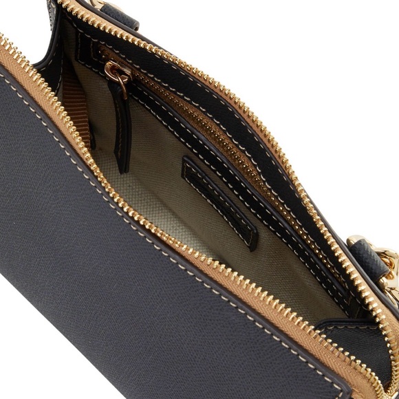 Dooney & Bourke Black and Tan Shoulder Bag - Picture 5 of 5